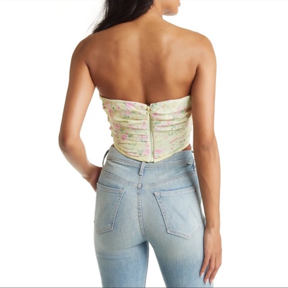 House of CB ‘Vivienne’ Lemon Floral Corset NWOT - Picture 10 of 15